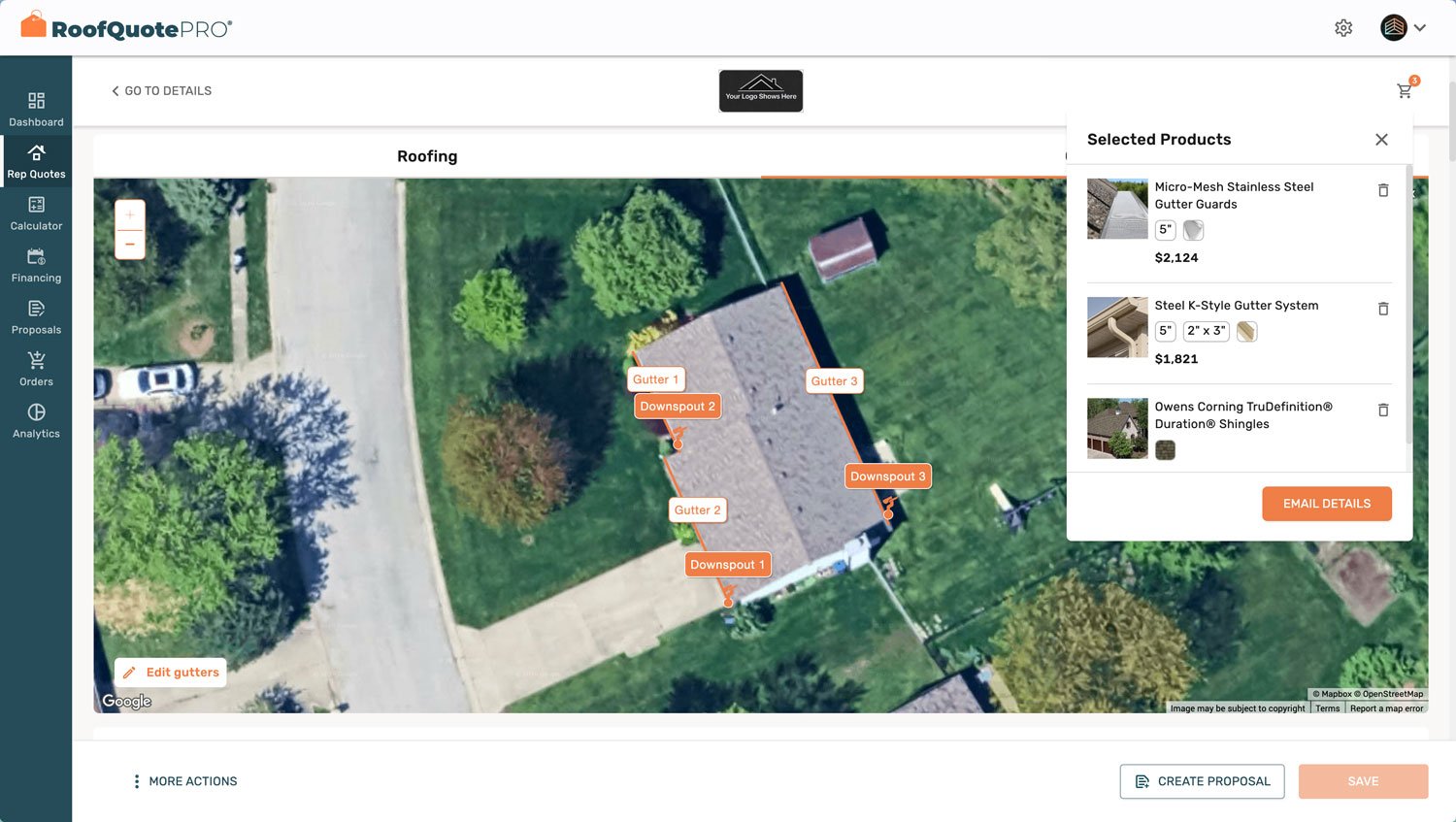 Gutter Maps Upsell Every Roof With Quick Gutter Quotes