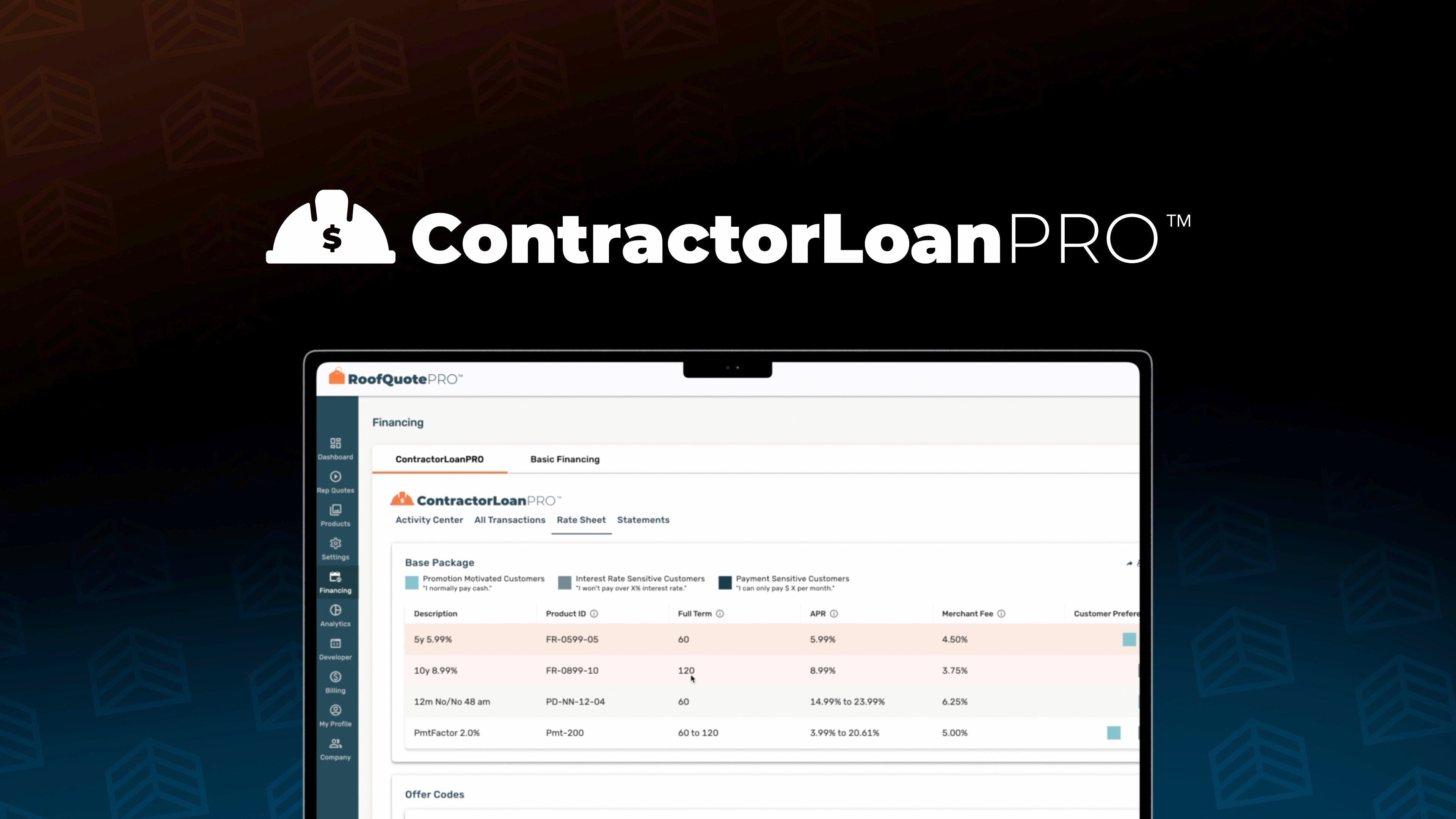 Book A Full Demo / ContractorLoan PRO™